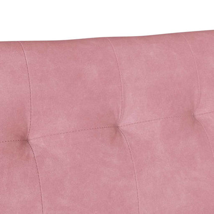 Chesterfield Bänk Rosa 112 x 65,5 x 75 cm Sammet