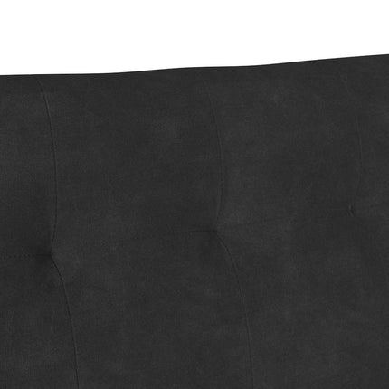 Chesterfield Bänk Svart 112 x 65,5 x 75 cm Sammet