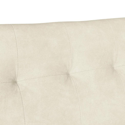 Chesterfield Bänk Kräm 112 x 65,5 x 75 cm Sammet