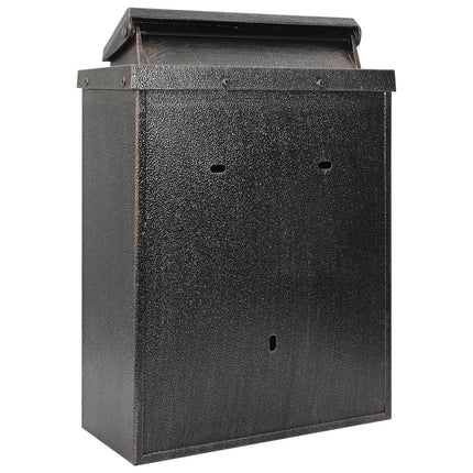 Väggmonterad Brevlåda Brons 29 x 13 x 41 cm Gjutet Aluminium