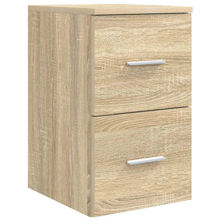 Badrumsskåpsset 3 st Sonoma-ek 53 x 34,5 x 63 cm