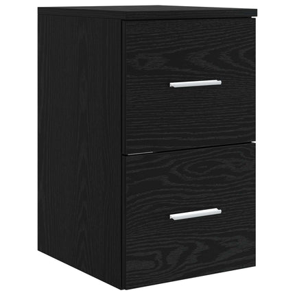 Badrumsmöbelset 3 st Svart 49,5 x 44,5 x 65 cm Konstruerat trä