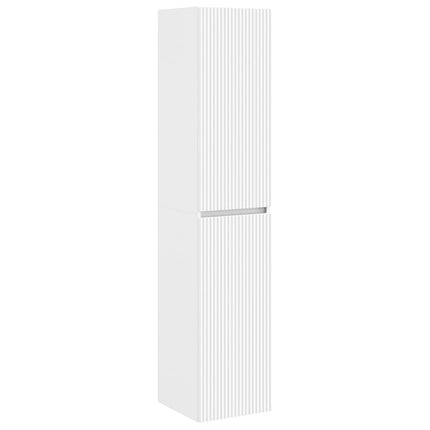 Badrumsmöbelset 5 st Vit 33 x 34,5 x 160 cm Konstruerat trä