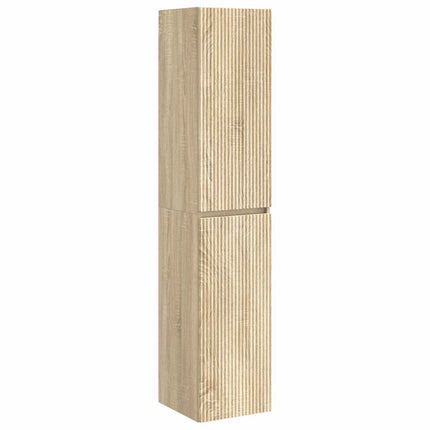 Badrumsmöbelset 3 st Sonoma-ek 33 x 34,5 x 160 cm
