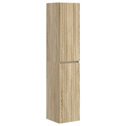 Badrumsmöbelset 3 st Sonoma-ek 33 x 34,5 x 160 cm