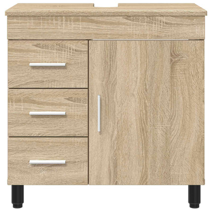 Badrums vaskenhet Sonoma-ek 60 x 35 x 60 cm Konstruerat trä