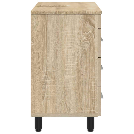 Badrums vaskenhet Sonoma-ek 60 x 35 x 60 cm Konstruerat trä