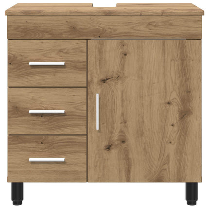 Badrums vaskenhet Artisan-ek 60 x 35 x 60 cm Konstruerat trä