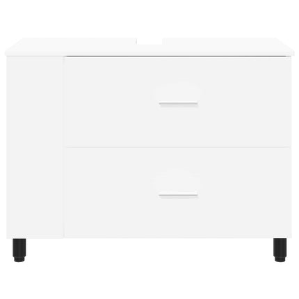 Badrums vaskenhet Vit 80 x 35 x 60 cm Konstruerat trä