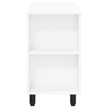 Badrums vaskenhet Vit 80 x 35 x 60 cm Konstruerat trä
