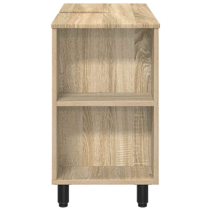 Badrums vaskenhet Sonoma-ek 80 x 35 x 60 cm Konstruerat trä