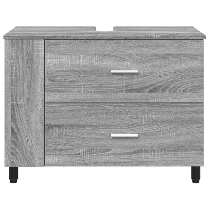 Badrums vaskenhet Grå Sonoma 80 x 35 x 60 cm Konstruerat trä