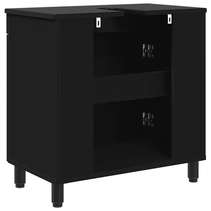 Badrums vaskenhet Svart 60 x 35 x 60 cm Konstruerat trä