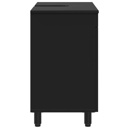 Badrums vaskenhet Svart 60 x 35 x 60 cm Konstruerat trä