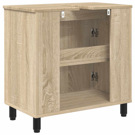 Badrums vaskenhet Sonoma-ek 60 x 35 x 60 cm Konstruerat trä