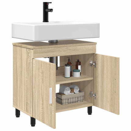 Badrums vaskenhet Sonoma-ek 60 x 35 x 60 cm Konstruerat trä