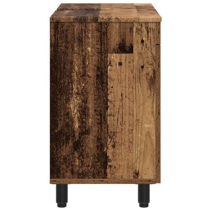 Badrums vaskenhet Gammalt trä 60 x 35 x 60 cm Konstruerat trä