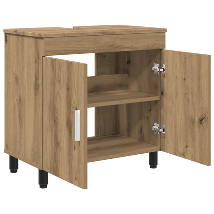 Badrums vaskenhet Artisan-ek 60 x 35 x 60 cm Konstruerat trä