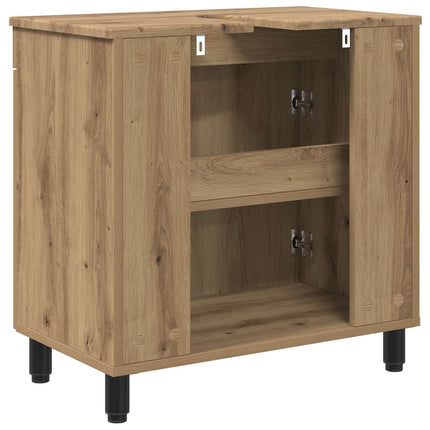 Badrums vaskenhet Artisan-ek 60 x 35 x 60 cm Konstruerat trä