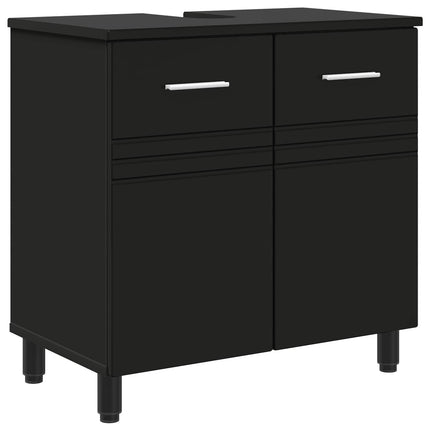 Badrums vaskenhet Svart 60 x 35 x 60 cm Konstruerat trä