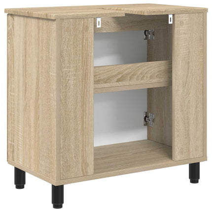 Badrums vaskenhet Sonoma-ek 60 x 35 x 60 cm Konstruerat trä