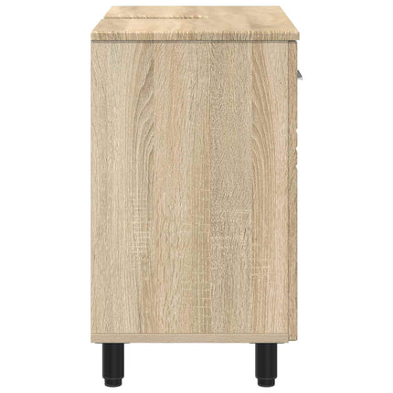 Badrums vaskenhet Sonoma-ek 60 x 35 x 60 cm Konstruerat trä