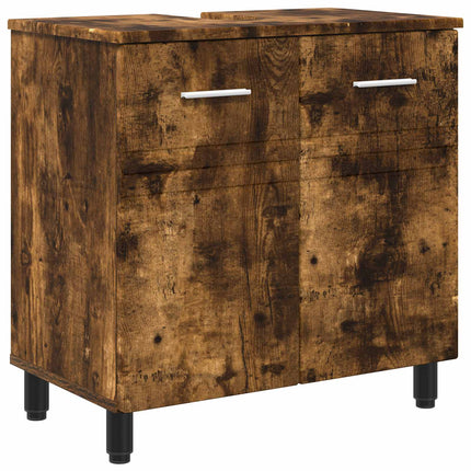 Badrums vaskenhet Rökt ek 60 x 35 x 60 cm Konstruerat trä