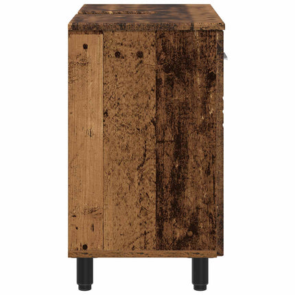 Badrums vaskenhet Gammalt trä 60 x 35 x 60 cm Konstruerat trä