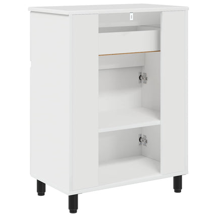Badrums vaskenhet Vit högglans 60 x 35 x 80 cm Konstruerat trä