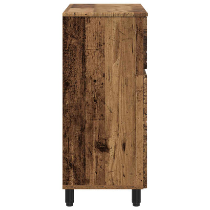 Badrums vaskenhet Gammalt trä 60 x 35 x 80 cm Konstruerat trä