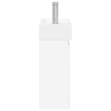 Badrumsspegel med kran Vit 45,5 x 22,5 x 84 cm