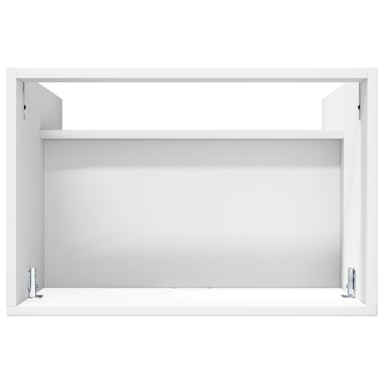 Badrumsskåp under handfat Vit 56 x 37,5 x 81 cm Konstruerat trä