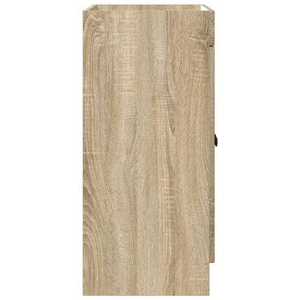 Badrumsskåp under handfat Sonoma-ek 78,5 x 37,5 x 81 cm