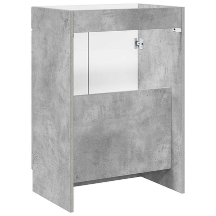 Badrumsskåp under handfat Betonggrå 78,5 x 37,5 x 81 cm