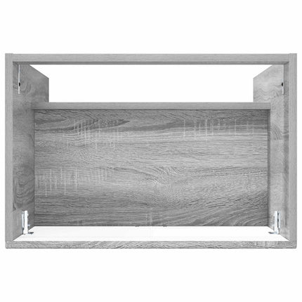 Badrumsskåp under handfat Grå Sonoma 78,5 x 37,5 x 81 cm