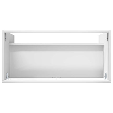 Badrumsskåp under handfat Vit 56 x 37,5 x 81 cm Konstruerat trä