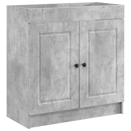 Badrumsskåp under handfat Betonggrå 56 x 37,5 x 81 cm
