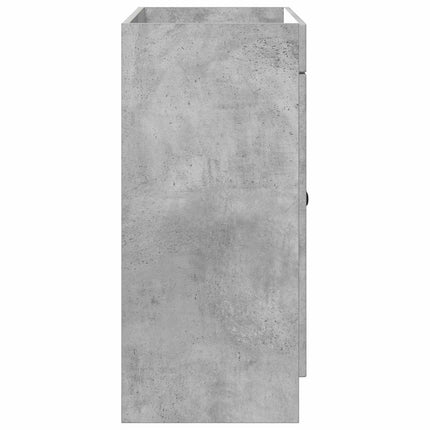Badrumsskåp under handfat Betonggrå 56 x 37,5 x 81 cm