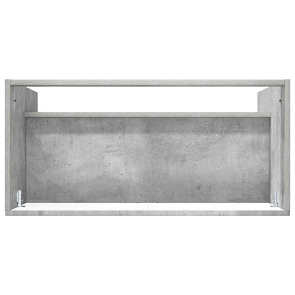 Badrumsskåp under handfat Betonggrå 78,5 x 37,5 x 81 cm
