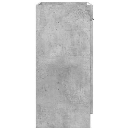 Badrumsskåp under handfat Betonggrå 78,5 x 37,5 x 81 cm