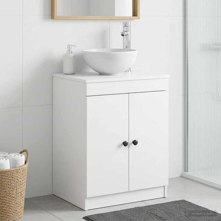 Badrumsskåp Vit 54 x 41 x 70 cm Konstruerat trä