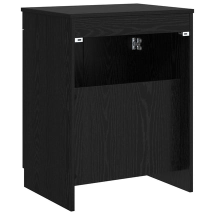 Badrumsskåp Svart 54 x 41 x 70 cm Konstruerat trä