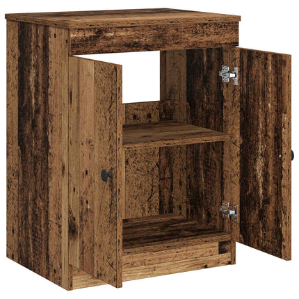 Badrumsskåp Gammalt trä 54 x 41 x 70 cm Konstruerat trä