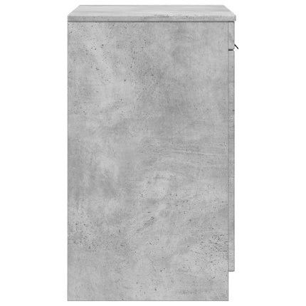 Badrumsskåp Betonggrå 54 x 41 x 70 cm Konstruerat trä