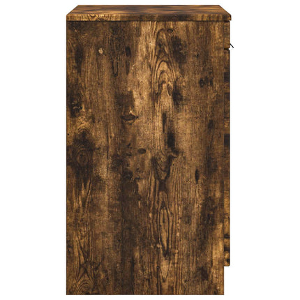 Badrumsskåp Rökt ek 54 x 41 x 70 cm Konstruerat trä