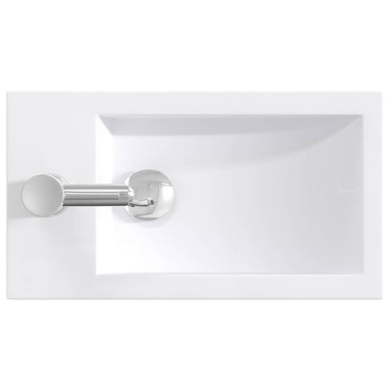Tvättställ för badrum Krom 45,5 x 25,5 x 13 cm Metall
