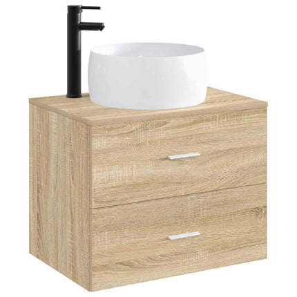 Tvättställ för badrum Matte Svart 38,5 x 38,5 x 16 cm Metall