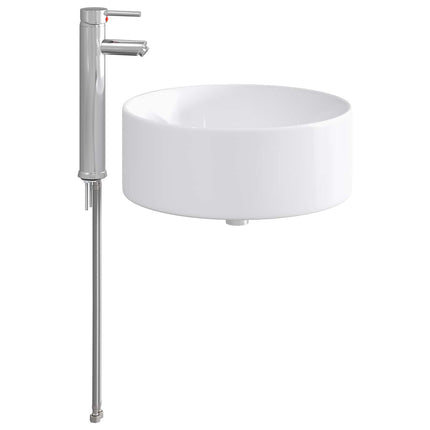 Tvättställ för badrum Krom 40,5 x 40,5 x 15,5 cm Metall