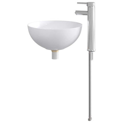 Tvättställ för badrum Krom 35,5 x 35,5 x 14,5 cm Metall
