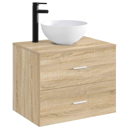 Tvättställ för badrum Matte Svart 35,5 x 35,5 x 14,5 cm Metall